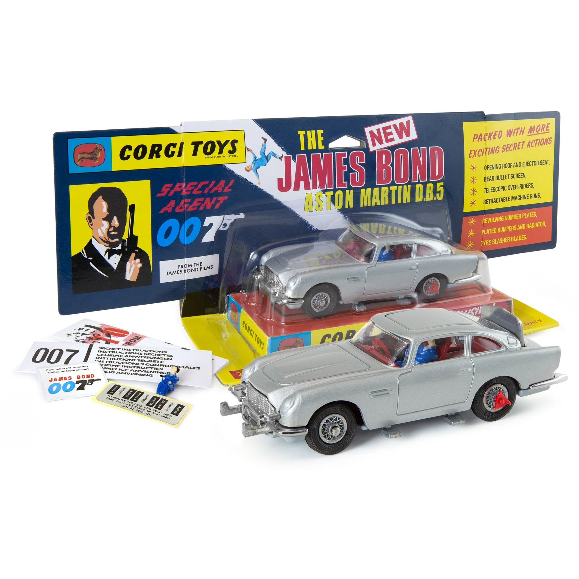 James Bond's Aston Martin DB5 Silver Grille Edition (270)