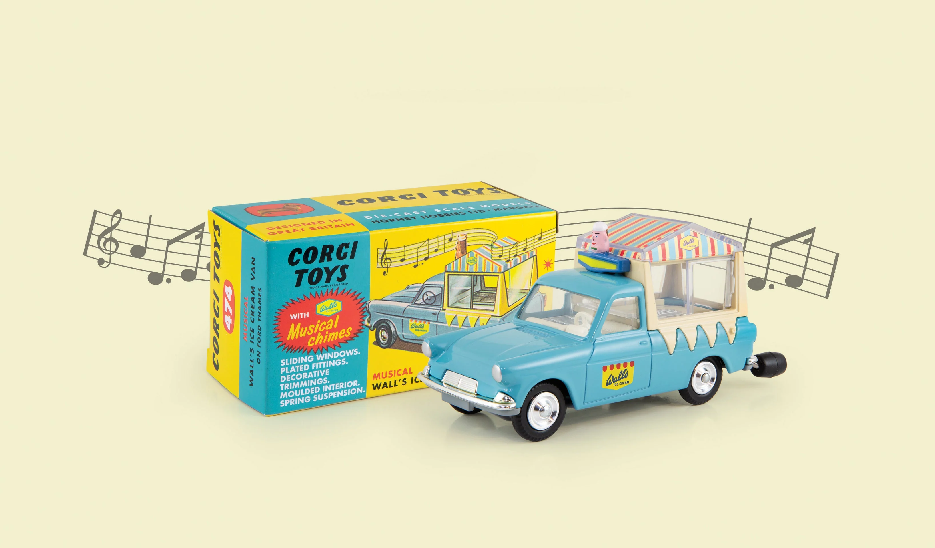 Musical Ford Thames Wall's Ice Cream Van (474) - Image 8
